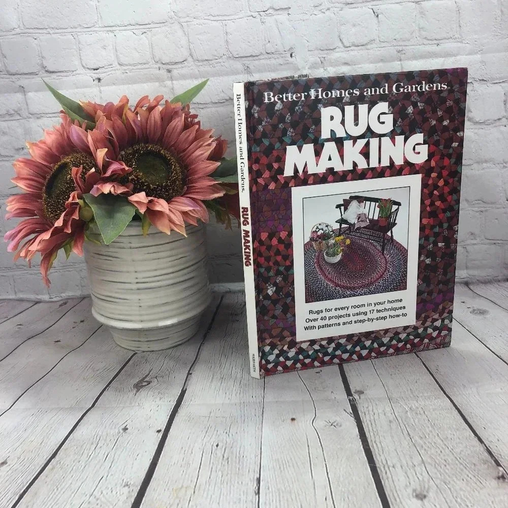 Vintage better homes & gardens rug making book 1981